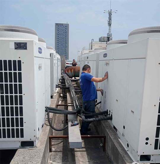 洪泽中央空调制热和不制冷系统维修方法